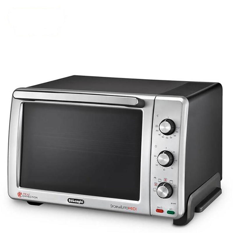 德龙(DeLonghi) EO2475.S 家用多功能电烤箱 24L容量 蛋糕面包烘培工具 风扇对流烘烤