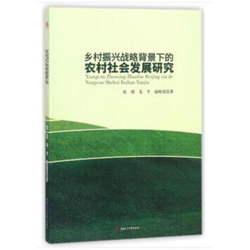 全新正版 乡村振兴战略背景下的农村社会发展研究