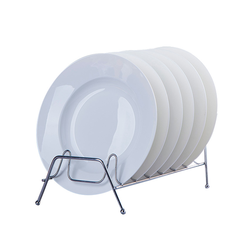 瓷物语景德镇 陶瓷盘 纯白骨瓷餐具 深盘 创意碟子 8英寸菜盘 6个