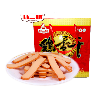 【中华特色】潜山馆 林二姐（LINERJIE） 鸡蛋干 880g礼盒装 休闲小食品 办公室零食 华东