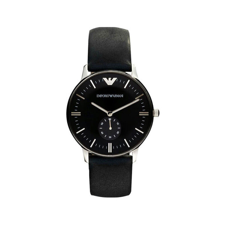 EMPORIO ARMANI阿玛尼手表 时尚欧美品牌潮流皮带圆盘男士腕表 石英表 男 AR0382系列
