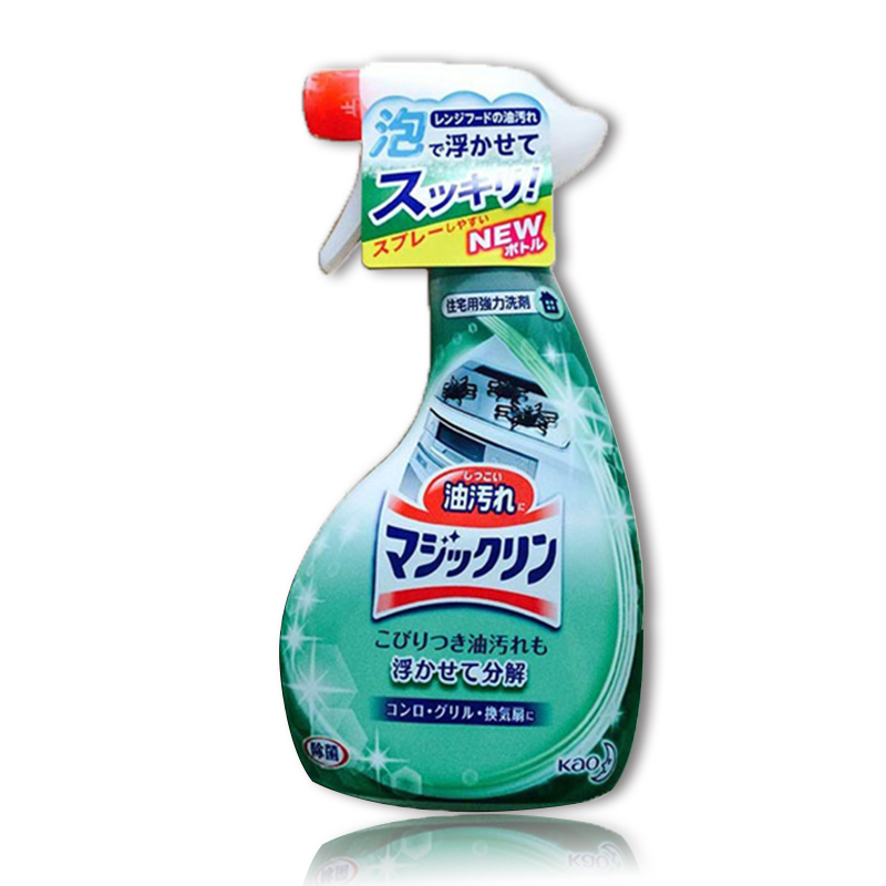 日本花王 厨房油污清洁剂喷雾剂泡沫清洗剂400ml