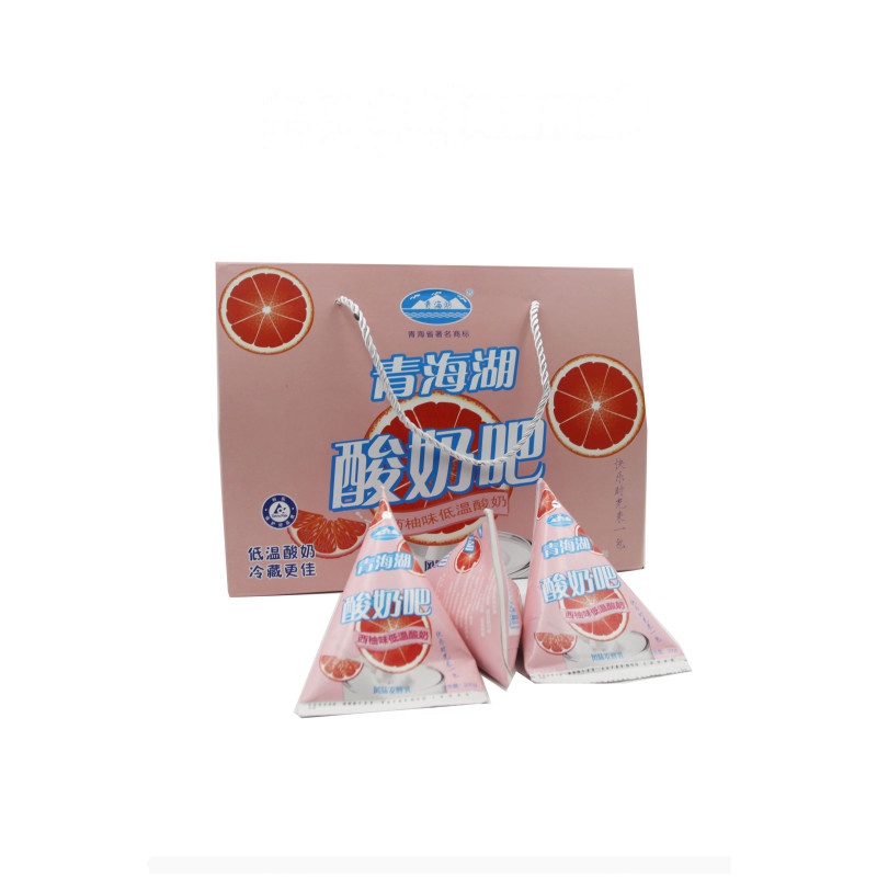 【中华特色】海南州馆 青海湖 酸奶吧 西柚味 200g*12低温酸奶 西北