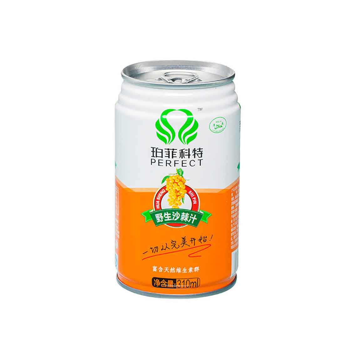 【中华特色】天水馆 珀菲科特 沙棘汁 310ml*20罐 沙棘汁 果汁 饮料 西北