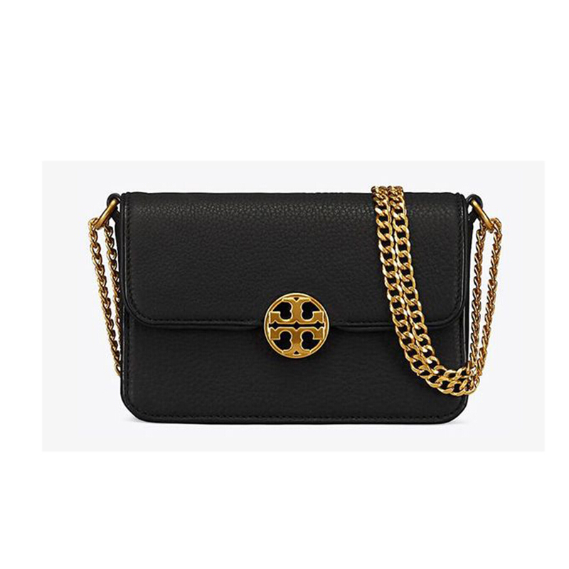 Tory Burch 托里·伯奇 TB女包 CHELSEA系列女士单肩斜跨包 牛皮 金属链 小号 419321017