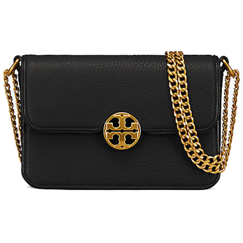 托里·伯奇(Tory Burch)TB女包 女式菱格流苏链条包牛皮手提单肩斜挎包 中号 39734