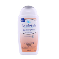 澳洲进口芳芯(Femfresh)女性私处护理洗液 250ml 1瓶装 白百合香型 三倍版 私密妇科温和无皂孕妇可用