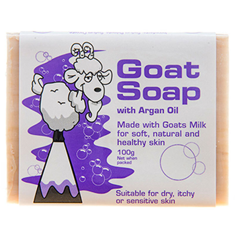 澳洲Goat Soap手工山羊奶皂 摩洛哥坚果味100g 1块装 Goatsoap羊奶滋润保湿洁面皂香皂肥皂澳大利亚进口
