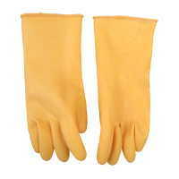 三蝶工业手套耐酸碱 化工实验手套橡胶加厚手套乳胶劳保用品 加厚31CM手套