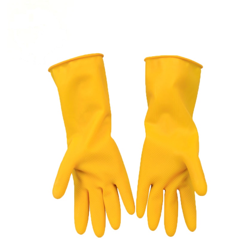 三蝶乳胶手套加厚耐酸碱橡胶手套 家用手套洗碗手套 工业牛筋手套