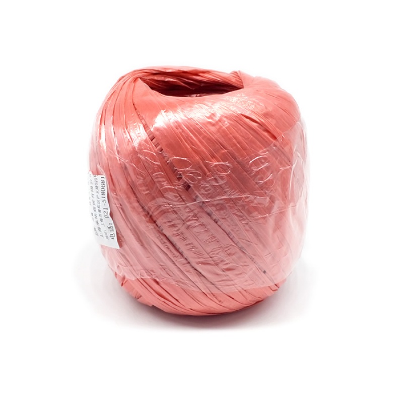 洋子(YangZi)2.3两 红色撕裂带 红尼龙绳 货物捆扎绳打包绳包装绳撕力带打包绳