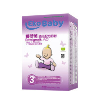 【买6送1+密封罐】荷兰进口 爱荷美（EkoBaby）婴幼儿有机牛奶粉 3段600g盒装