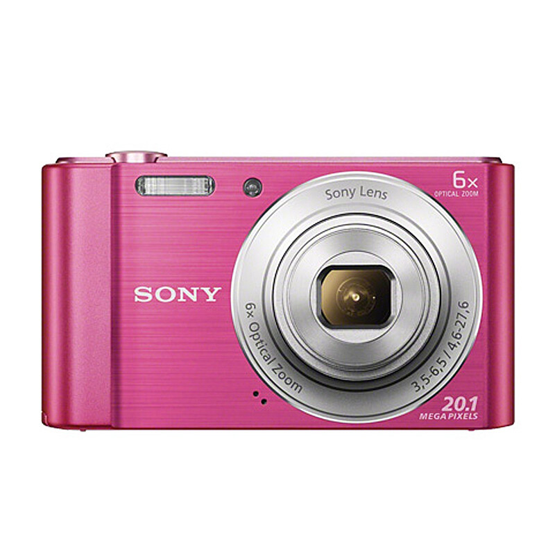 索尼(SONY)数码相机 卡片机 家用相机 DSC-W810粉色 CMOS 锂电池