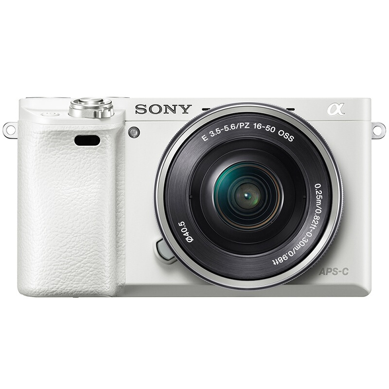 索尼（SONY）ILCE-6000L APS-C微单单镜套机 白色（2430万有效像素 16-50mm镜头 F3.5-5