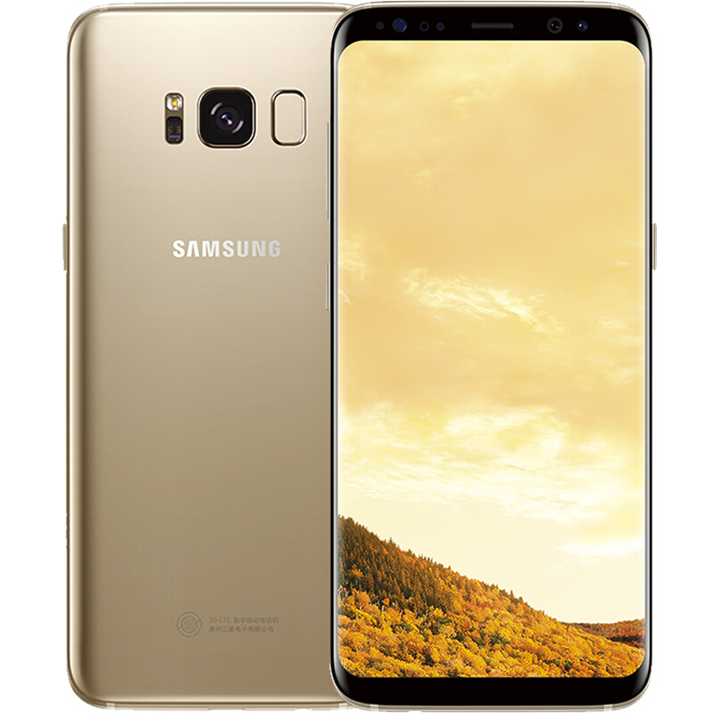 三星(SAMSUNG)Galaxy S8(SM-G9550)4GB+64GB版 枫叶金 S8+ 新加坡版双卡双网