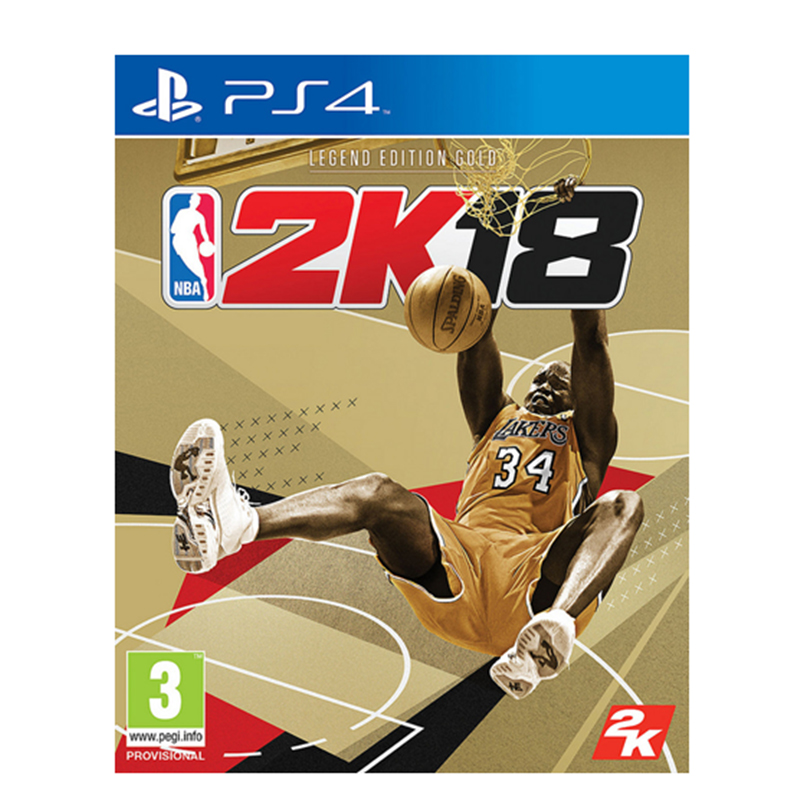 索尼(SONY)PS4正版游戏 NBA 2K18 篮球 传奇黄金版 港版中文