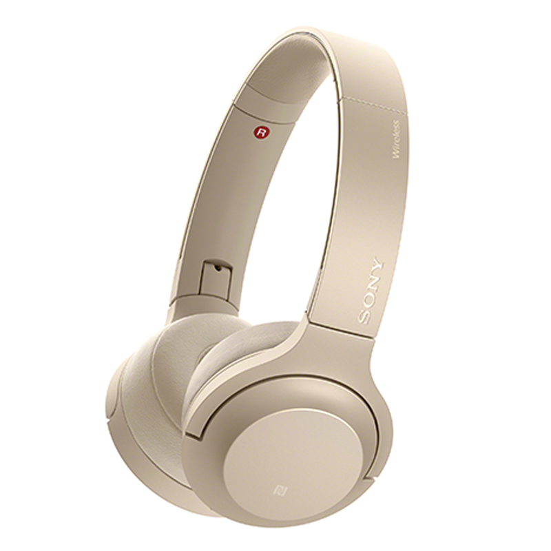 索尼（SONY）WH-H800 蓝牙无线耳机 头戴式 Hi-Res立体声耳机 游戏耳机 手机耳机 浅金