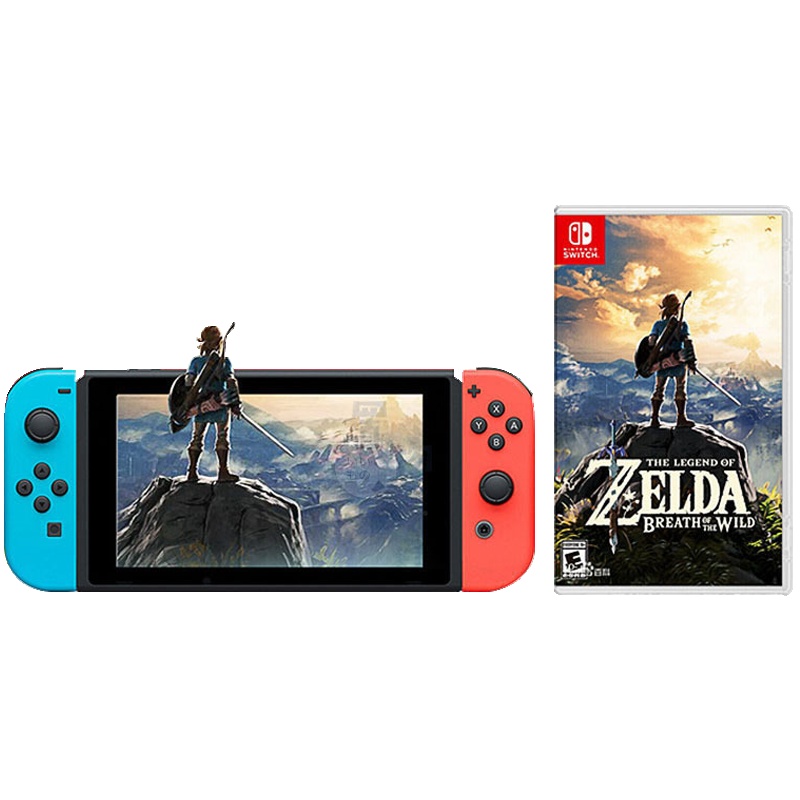 任天堂(NINTENDO) Switch NS NX掌上游戏机存储容量32GB主机不锁曰版红色PSP红蓝手柄塞尔达传说