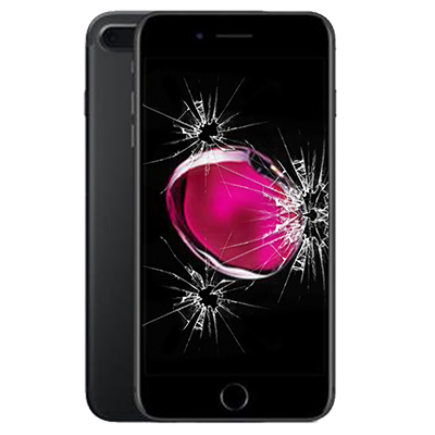 [极客修]苹果 iPhone7plus 外屏碎裂(屏幕触摸显示正常)手机维修屏幕总成更换 上门维修服务