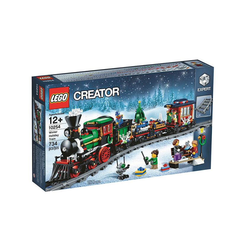 [北欧直邮]乐高(LEGO)创意积木玩具 冬季创意系列 冬季假日火车 10254 适合10岁以上 材质塑料 500块以上