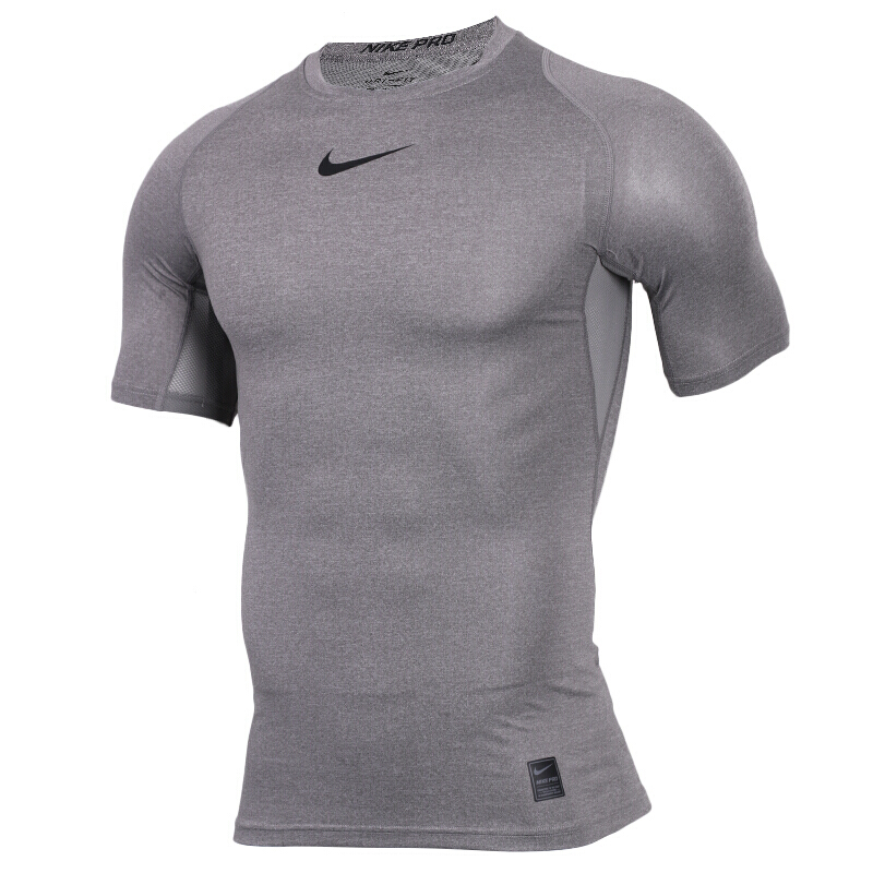 NIKE耐克男装 2018夏季新款Pro运动跑步训练透气舒适紧身衣短袖T恤健身服 838092-091