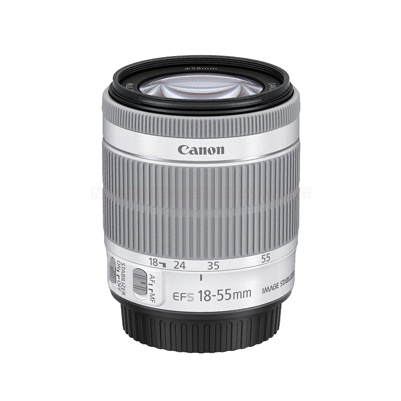 Canon佳能EF-S 18-55mm f/3.5-5.6 IS STM 白色拆机镜头 标准变焦 佳能卡口滤镜58mm