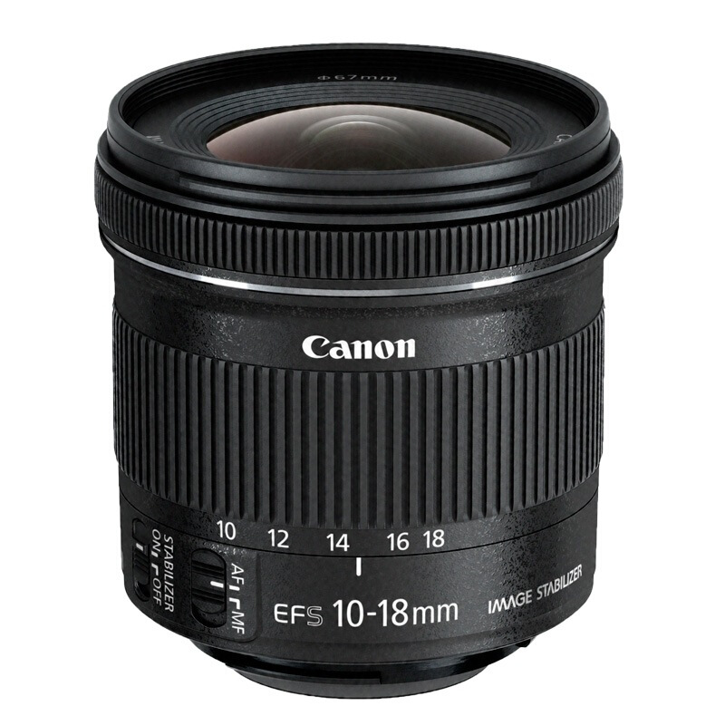 佳能(canon) EF-S 10-18mm f/4.5-5.6 IS STM广角变焦镜头单反镜头 佳能卡口 67mm