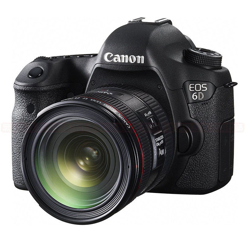 佳能(Canon) EOS 6D MARK II 专业级全画幅单反相机套机 (单机身+70-200mm F2.8L三代)