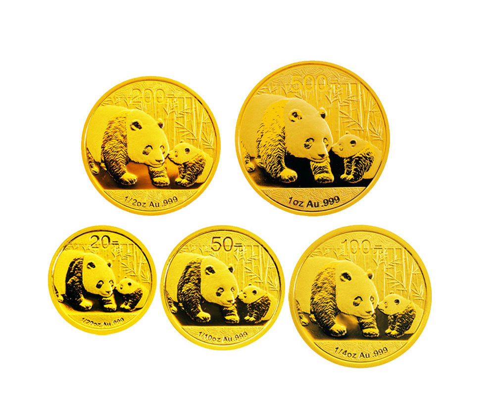 2011年熊猫币 熊猫金币 熊猫金银纪念币 熊猫纪念币 普制金币套装