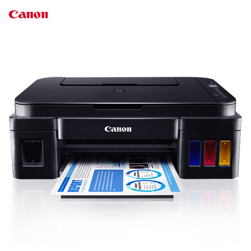 佳能(canon)G2810打印机 A4彩色喷墨一体机 家用照片小型办公打印复印扫描墨仓式打印机一体机G2800升级款