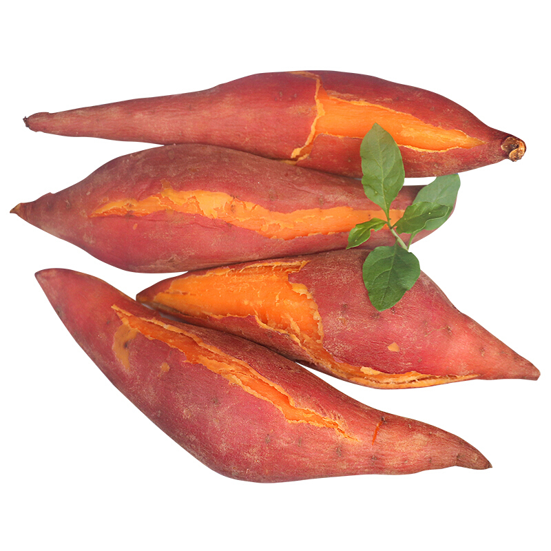 博多客 福建沙地六鳌红蜜薯新鲜红薯农家地瓜小番薯大果2.5kg约8-14个