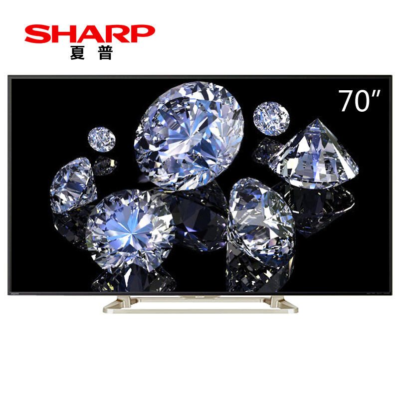 Sharp/夏普 LCD-70XU30A 70英寸四色3D安卓智能无线网络8K液晶平板电视机