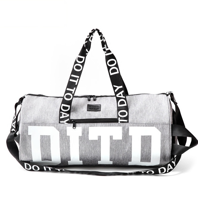 DITD欧美时尚健身运动包女瑜伽包手提大容量旅行包男长短途行李袋