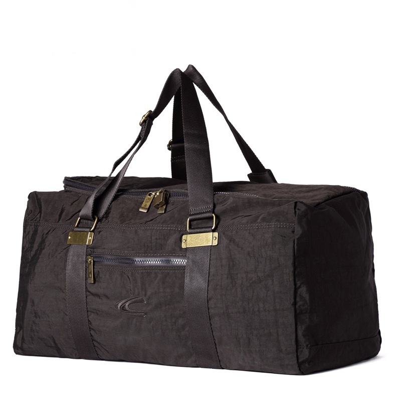 动感 帆布旅行袋 大容量单肩手提带锁旅行包