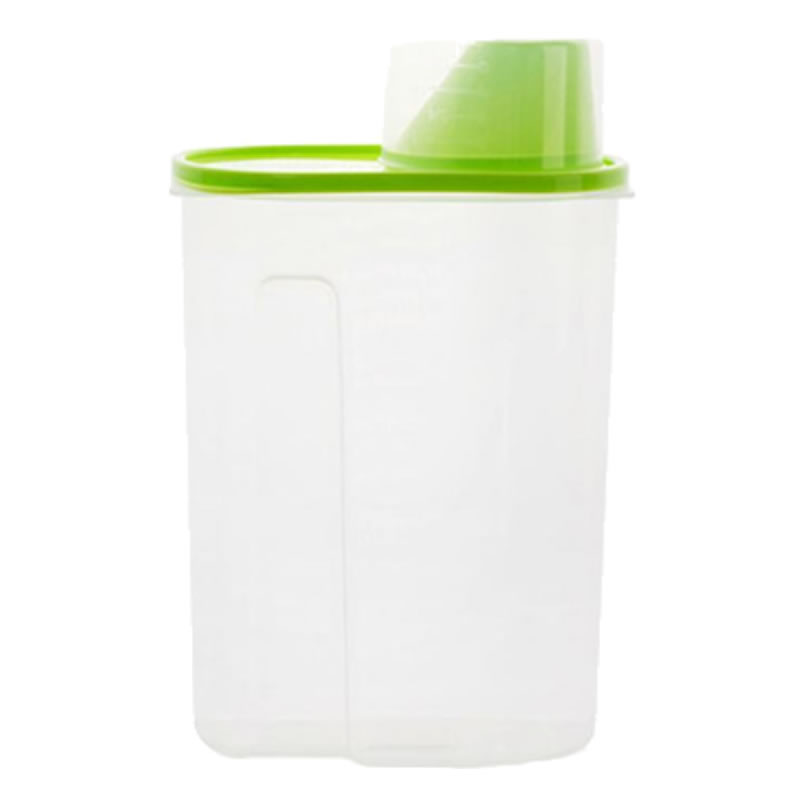 【1到3个装】2.5L五谷杂粮收纳罐塑料透明密封大号粮食收纳盒厨房储物瓶