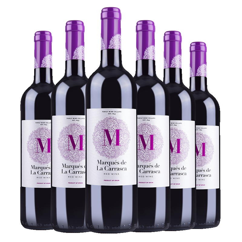 洛萨诺酒庄LOZANO西班牙原瓶原装进口干红干型葡萄酒紫玛卡红酒箱装