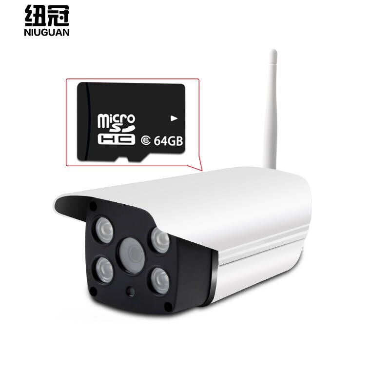 纽冠（NiuGuan）C60H 2.0MP室外防水 1080P+32G内存摄像头无线智能网络监控一体机WiFi手机远程摄
