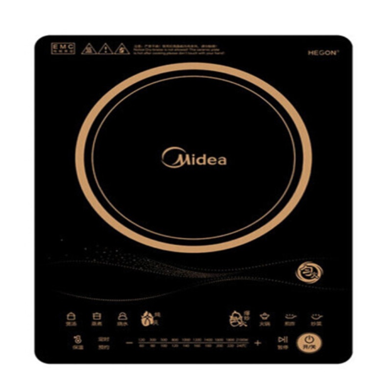 Midea/美的 C21-RT2170匀火电磁炉多功能智能触摸家用电池炉