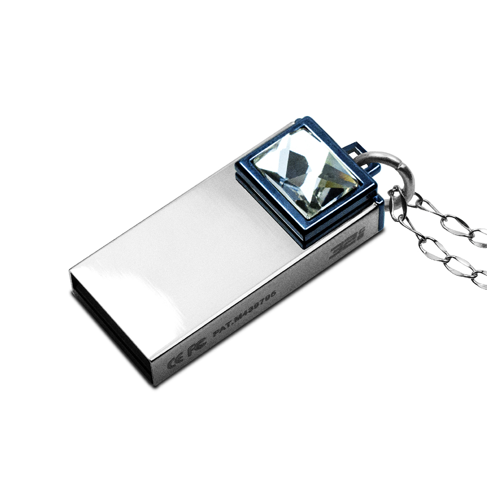 达墨 TOPMORE ZPP USB3.0 创意优盘 个性U盘 项鍊优盘 16GB 蓝色