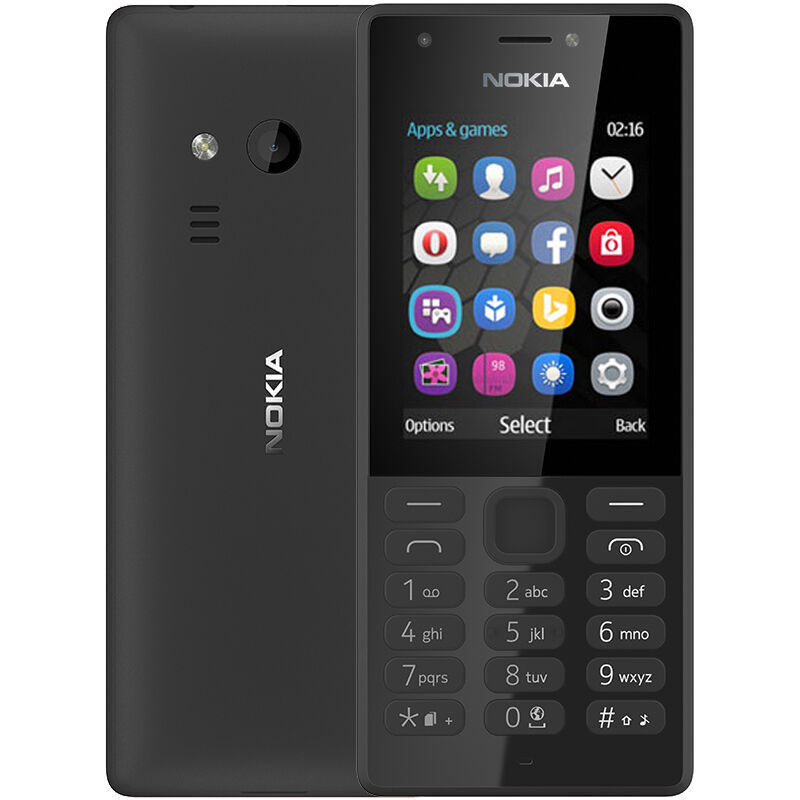 诺基亚(NOKIA) 216 DS 移动联通2G 双卡双待 老人老年手机儿童学生备用功能机 黑色