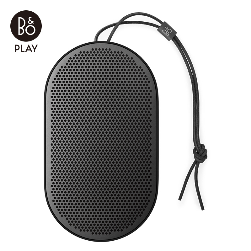 B&O PLAY P2 便携式迷你HIFI蓝牙音箱4.2 免提通话 迷你户外骑行无损音乐音响 石墨黑 可APP控制