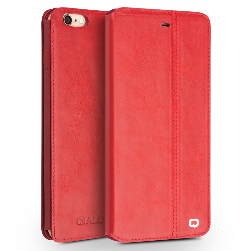 真皮手机保护套手机壳防摔 适用于苹果iphone6/6s/iphone6splus 4.7英寸6s大师红色