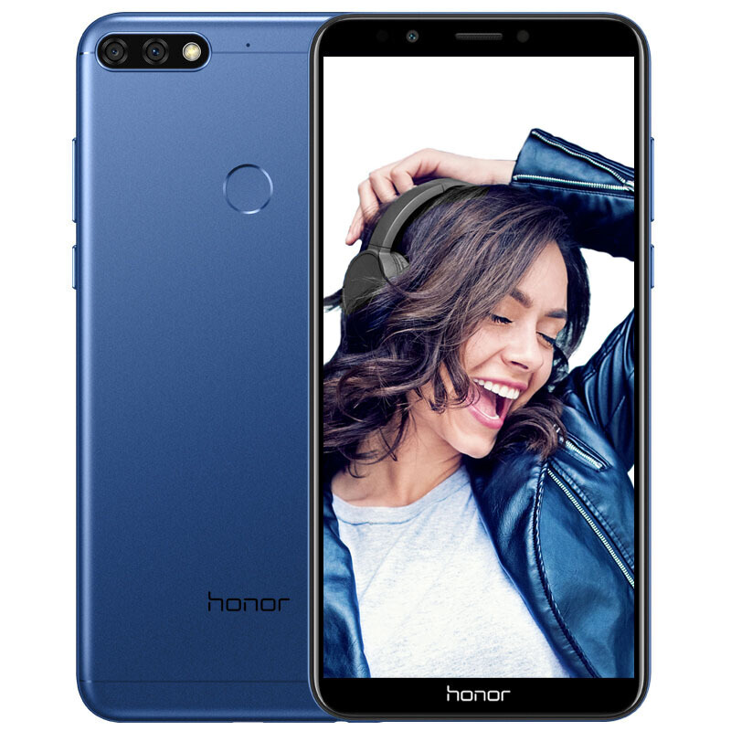 HUAWEI/华为荣耀7C 畅玩7C 手机全面屏 蓝色 标配全网通(3GB+32GB)
