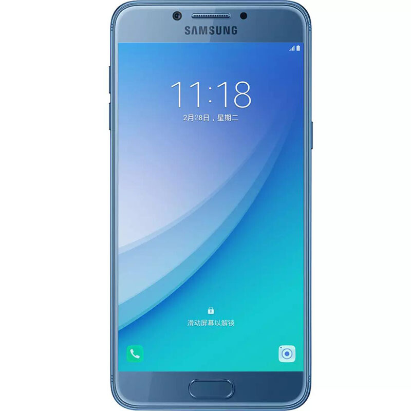 三星(SAMSUNG) 三星Galaxy C5 Pro 高像素美颜自拍 4G手机 双卡双待 蓝 4G+64G