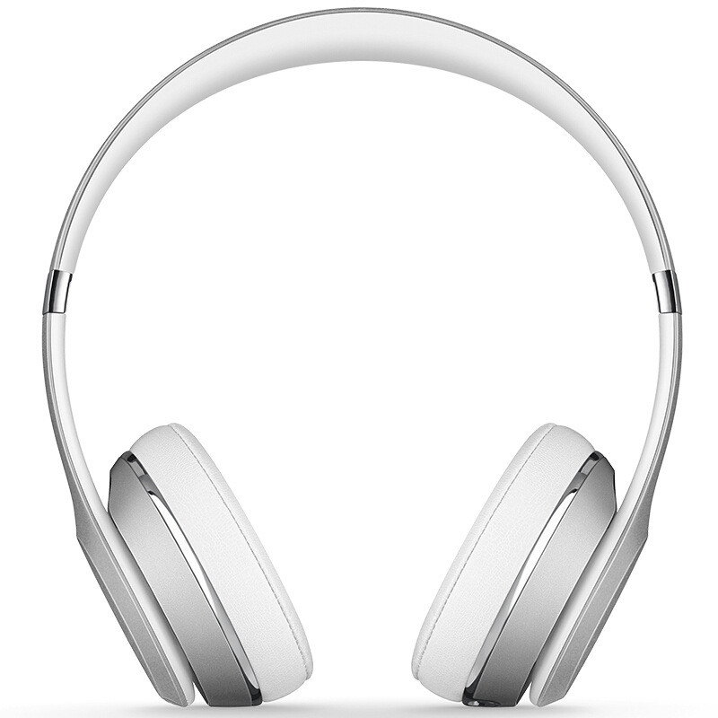 Beats Solo3 Wireless头戴式无线蓝牙耳机 舒适软垫可自由调节适配 银色