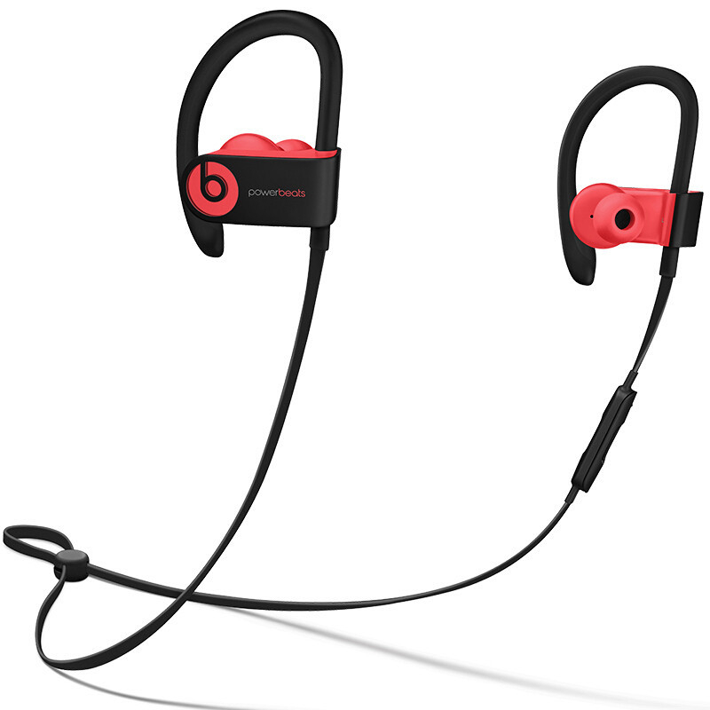 Beats Powerbeats3 Wireless无线运动耳机蓝牙耳机入耳式耳挂式跑步音乐耳机 迷幻红