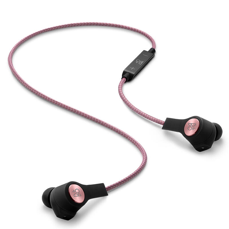B&O PLAY H5 无线蓝牙磁吸断电入耳式音乐手机耳机 bo耳机 玫瑰粉色