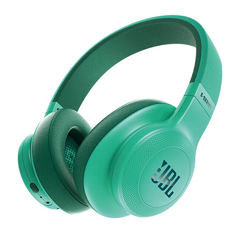 JBL E55BT 无线耳罩式耳机 可折叠便携头戴式蓝牙耳机 无线立体声音乐耳机 绿色