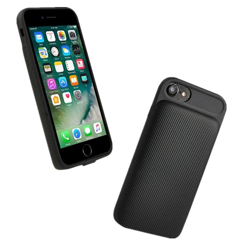 iPhone7/6s无线充电宝 苹果7plus/6plus背夹电池手机壳 iPhone7/6s-经典黑