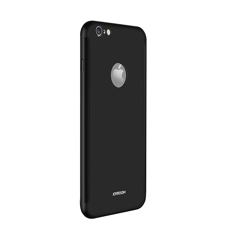 iPhone6/6s手机壳360全面保护 防摔防撞保护套 舒适手感磨砂工艺 适用于苹果6/6s手机壳 黑色